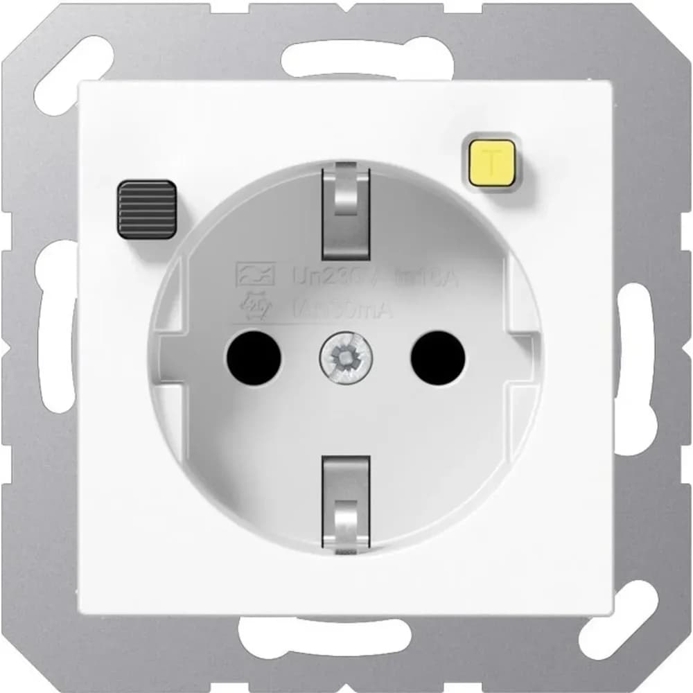 Jung FI-SCHUKO-Steckdose aws A 5520.30 WW