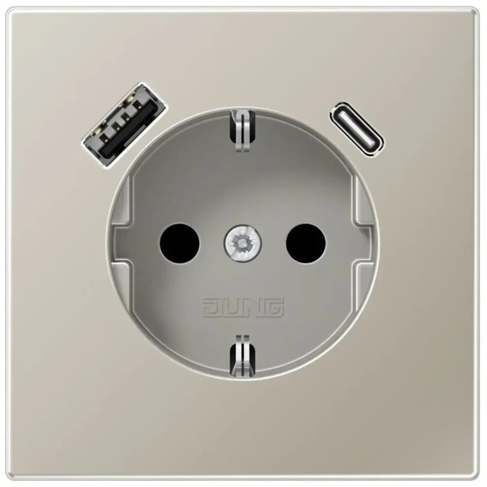 JUNG Steckdose SCHUKO m.USB Typ AC