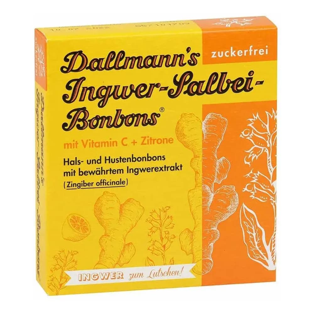Dallmann's Ingwer-salbei Bonbons