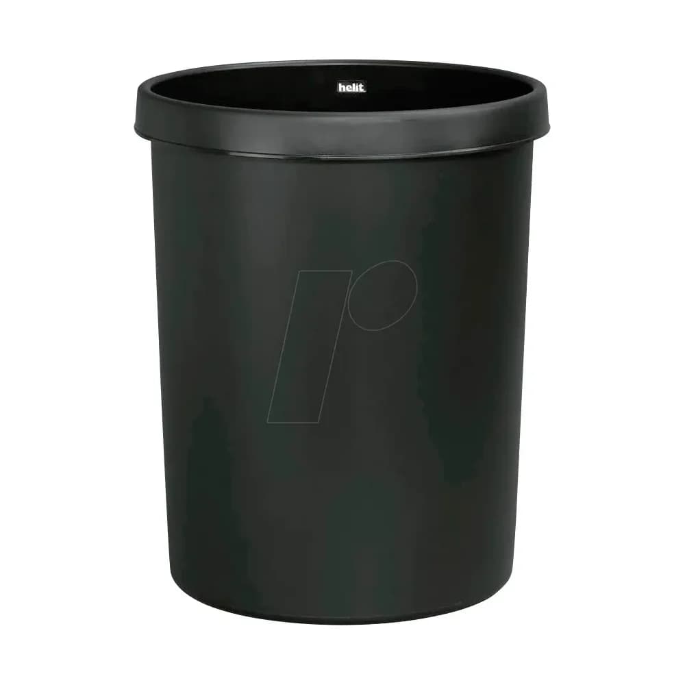 helit Papierkorb 45L - schwarz