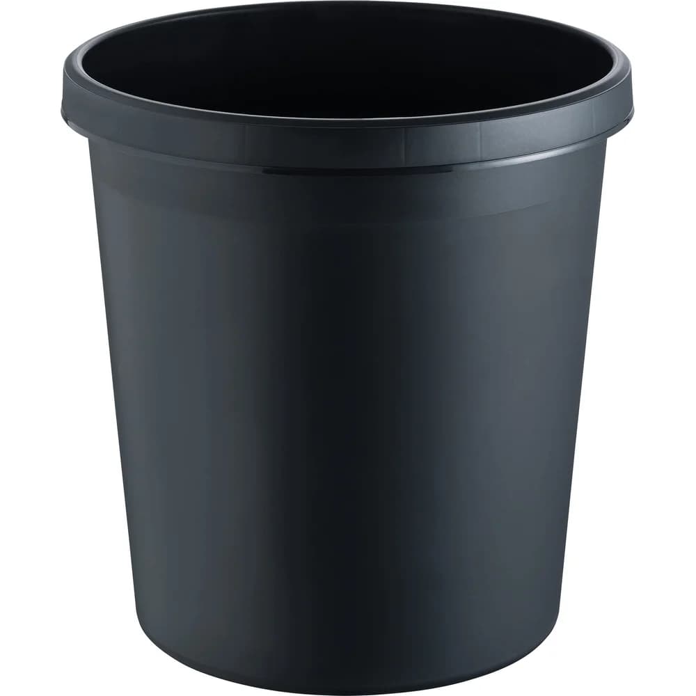 helit Papierkorb 18L - schwarz