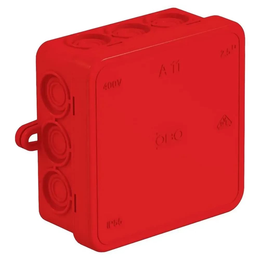 OBO 2000164 - Kabelabzweigkasten A 11, rot