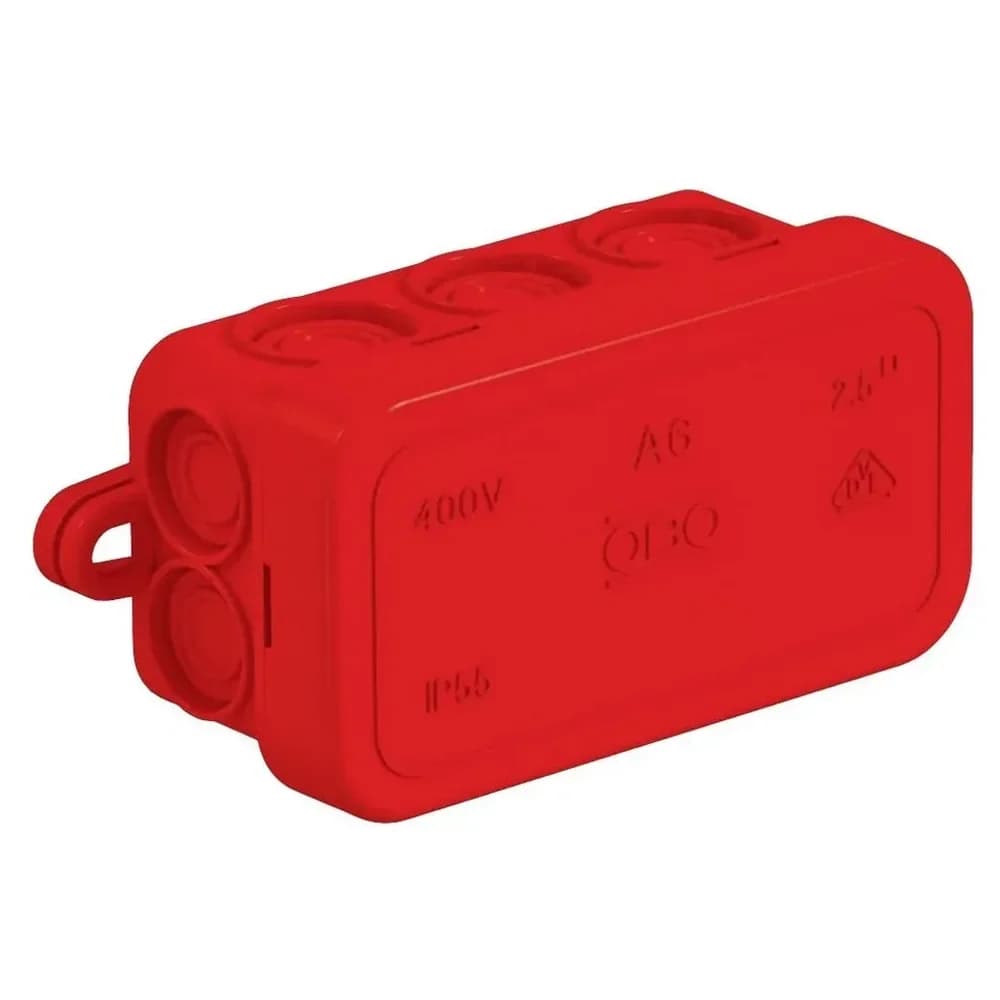 OBO 2000003 - Kabelabzweigkasten A 6, rot