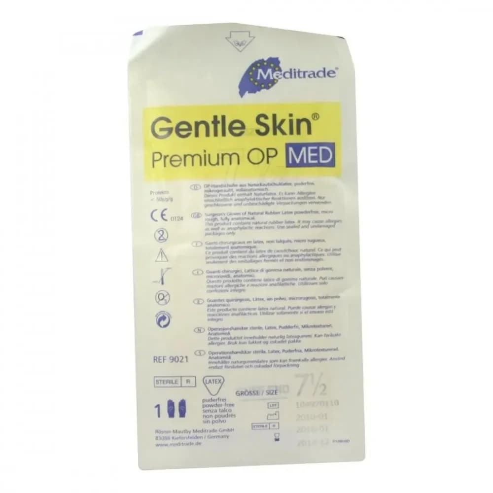 Handschuhe OP Latex Gr 7,5 steril puderfrei
