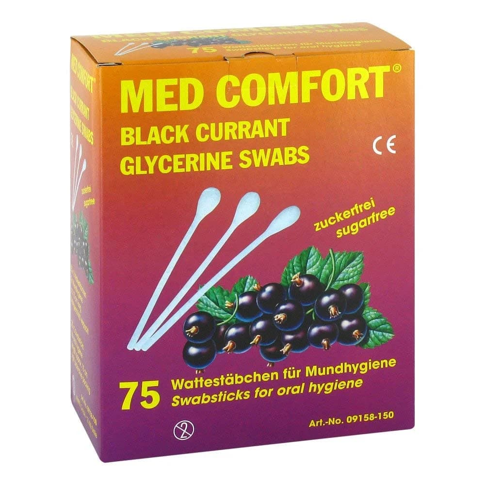 Mundpflegestäbchen schwarze Johannisbeere