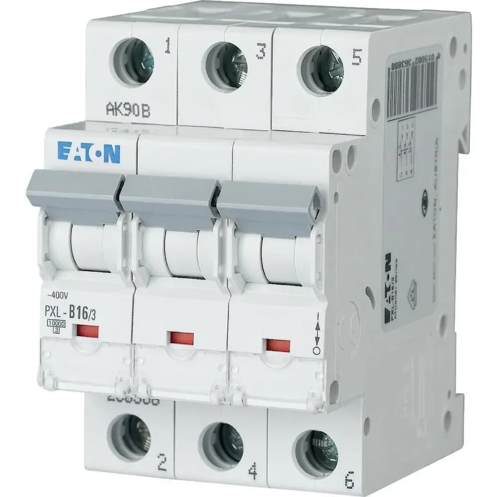 Eaton LS-Schalter m.Beschrift. PXL-B16/3