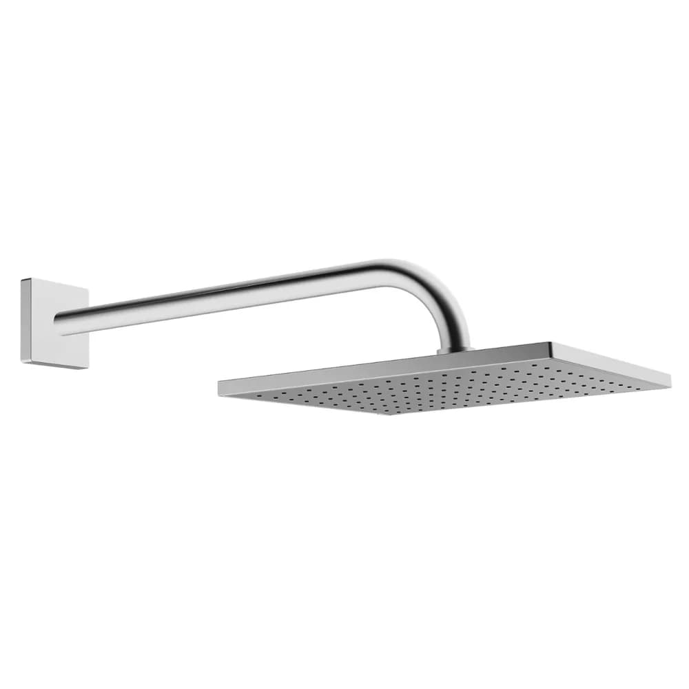 Hansa Kopfbrause HANSAVIVA 250x250mm, Wandmont., Ausl. 400mm, chrom