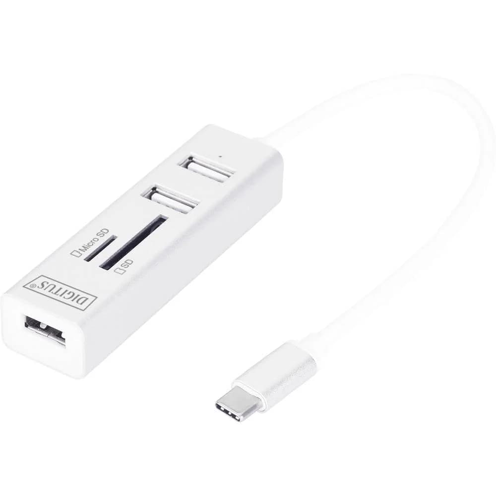 DA-70243 - hub - 3 ports USB-Hubs - 3 - Weiß
