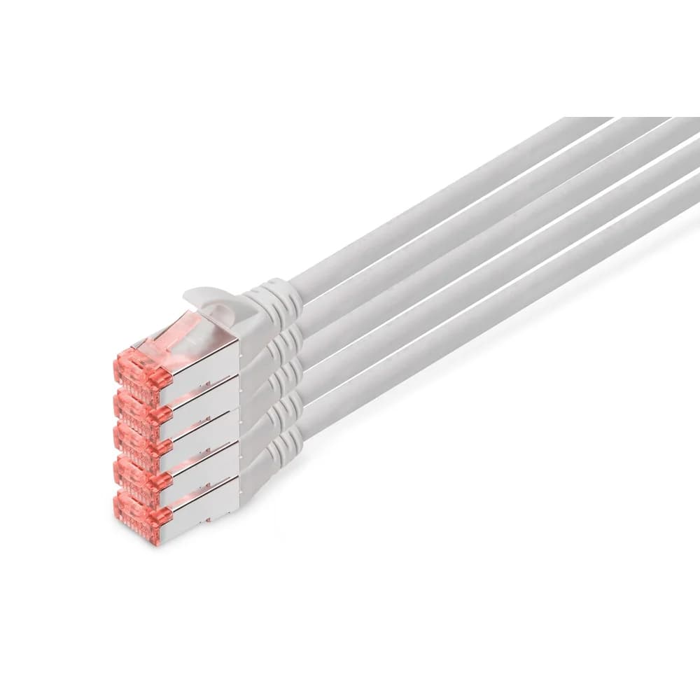 Digitus CAT 6 S/FTP Patchkabel, 5 Stück