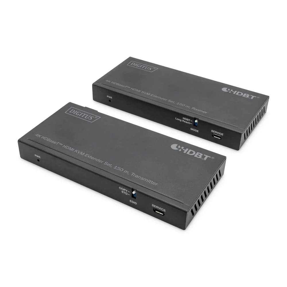 Digitus 4K HDBaseT™ HDMI KVM Extender Set, 150 m
