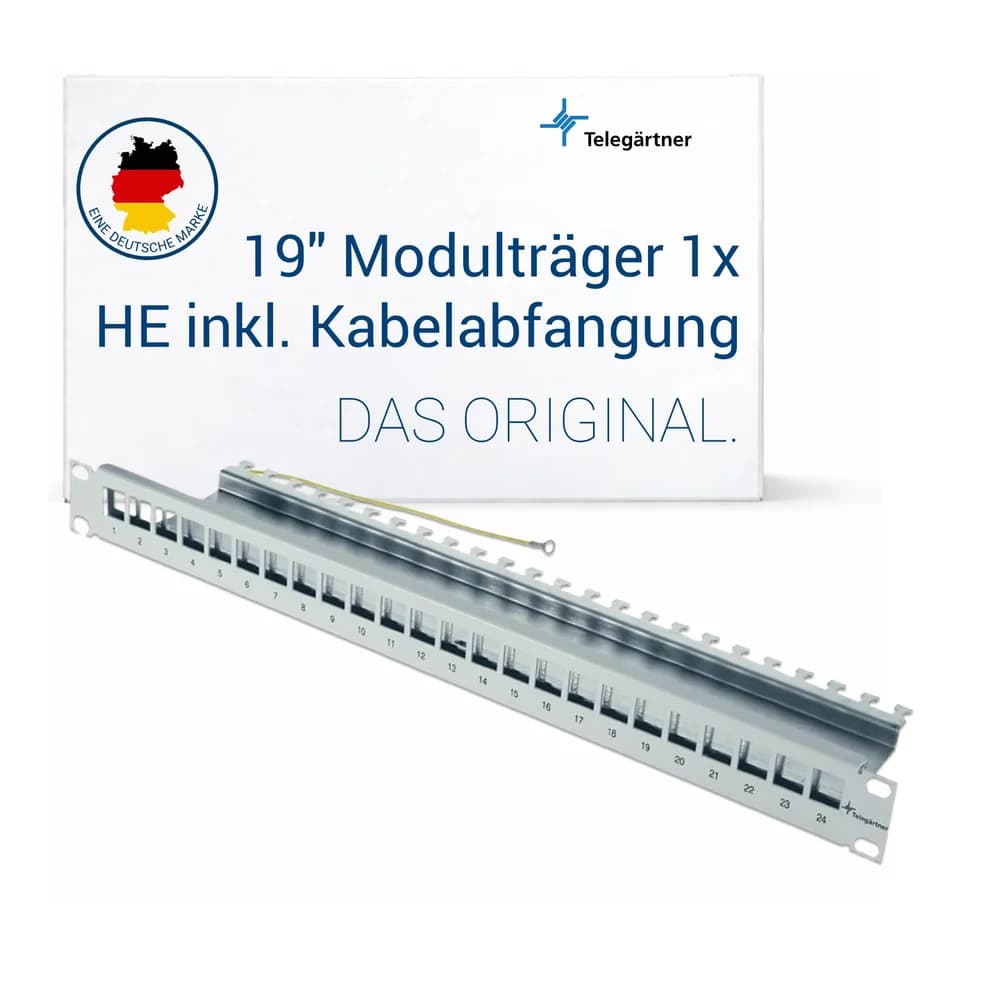 Telegärtner Patchfeld MPP24-HS K Cat.6A