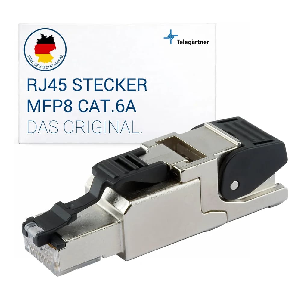 RJ45-Steckverbinder MFP8 T568 B Cat.6A