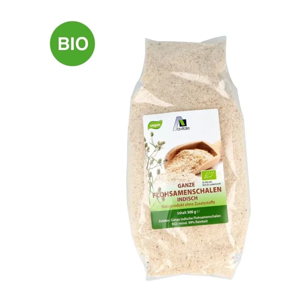 Flohsamenschalen indisch Bio