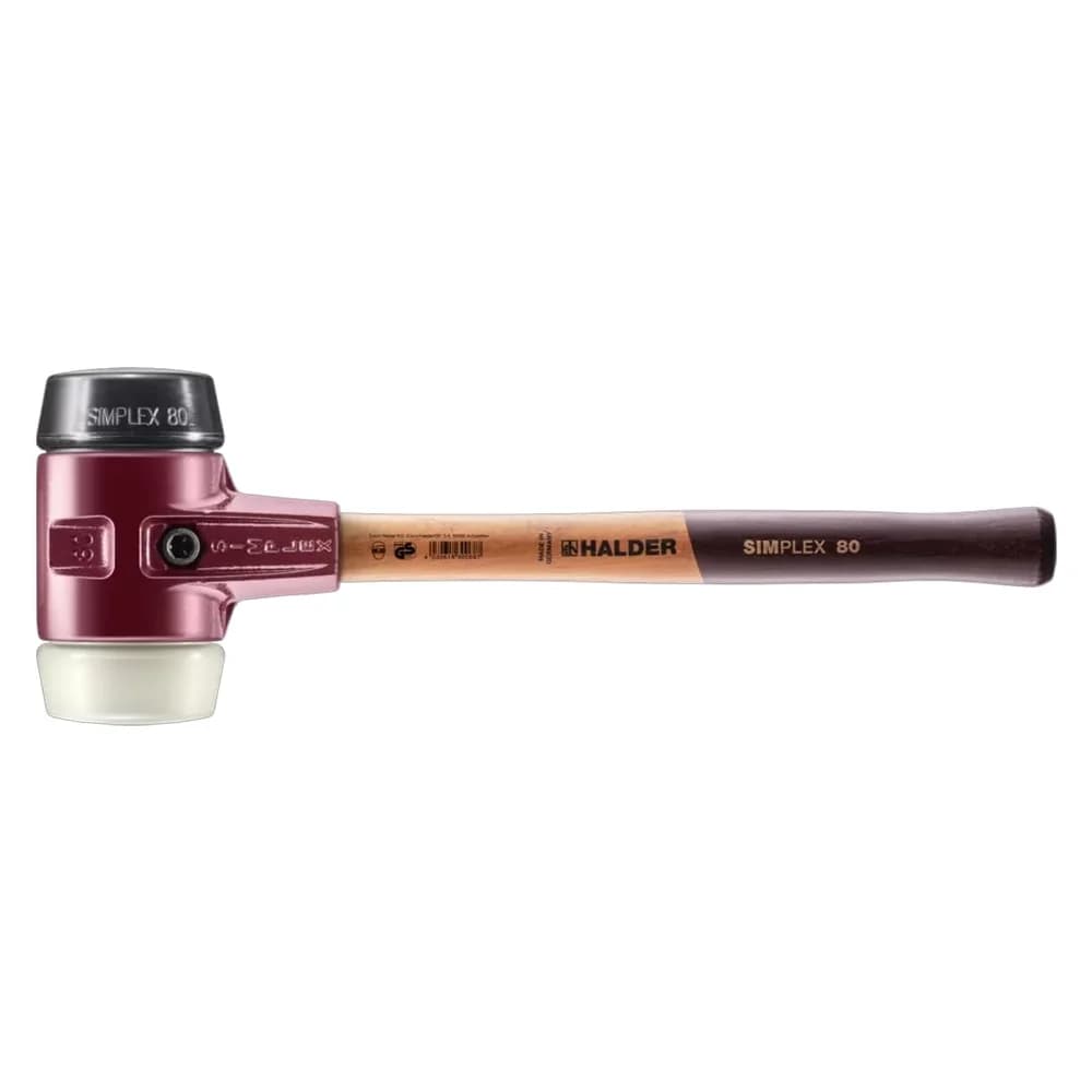 HALDER Schonhammer SIMPLEX 80mm Gummi/Nylon
