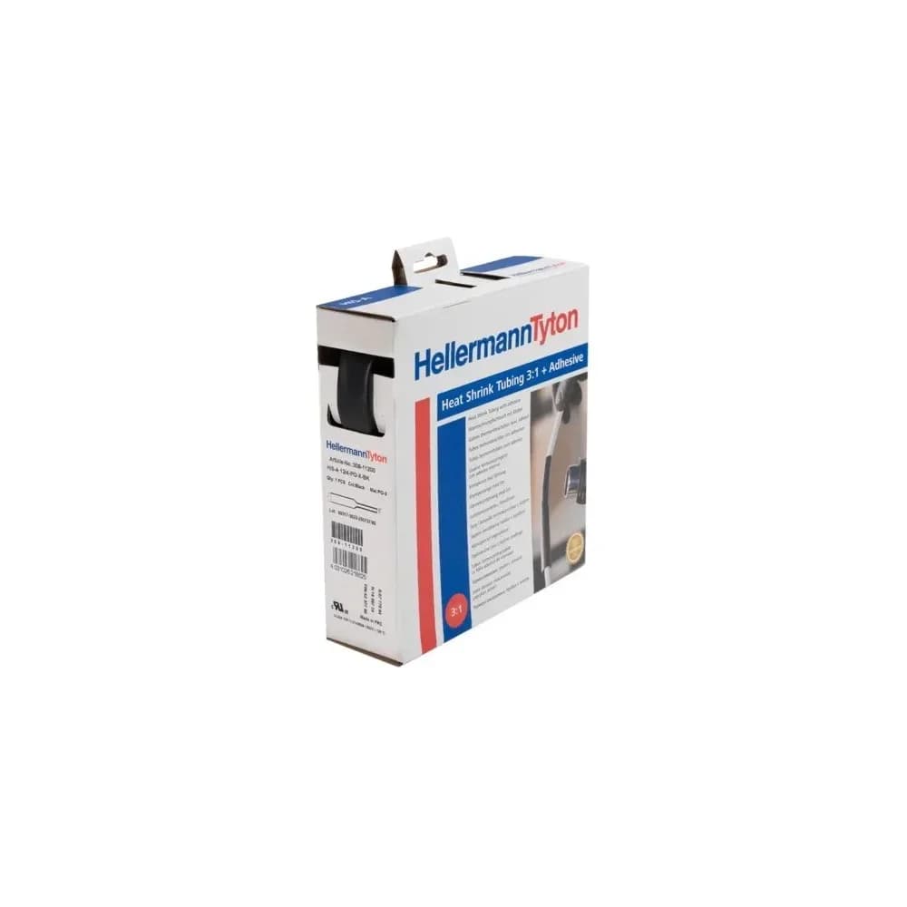 HellermannTyton Schrumpfschlauch HISA-9/3-POX-BK