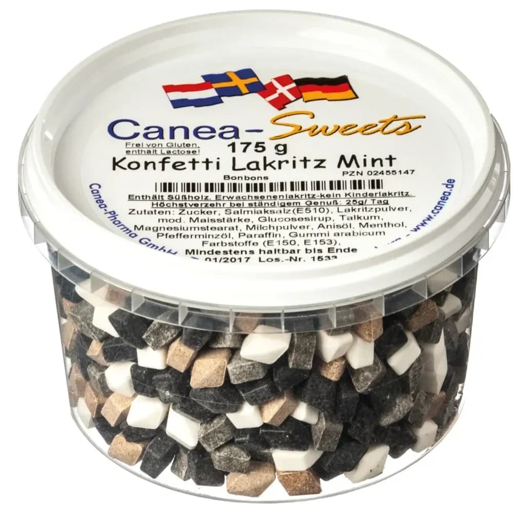 Konfetti Lakritz mint