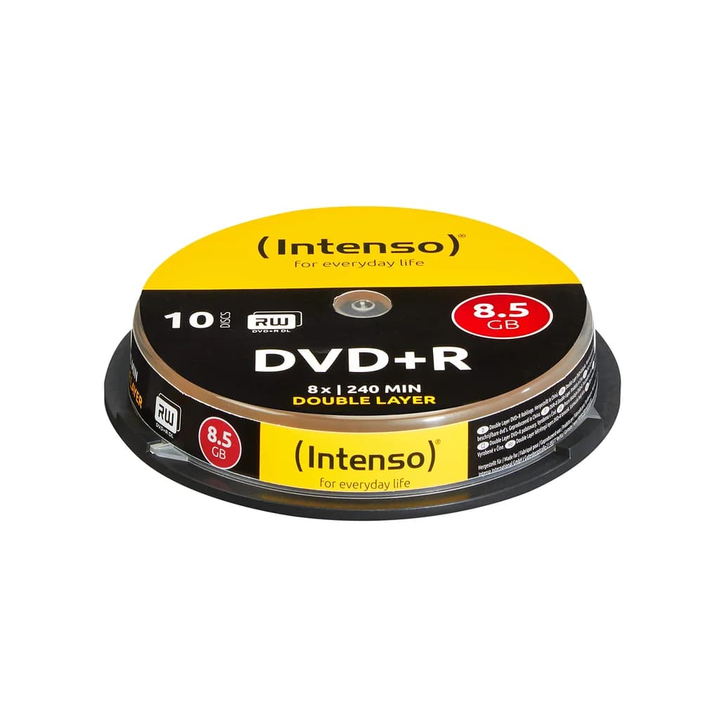 Intenso DVD+R DL 8,5GB 10er Sp Spindel
