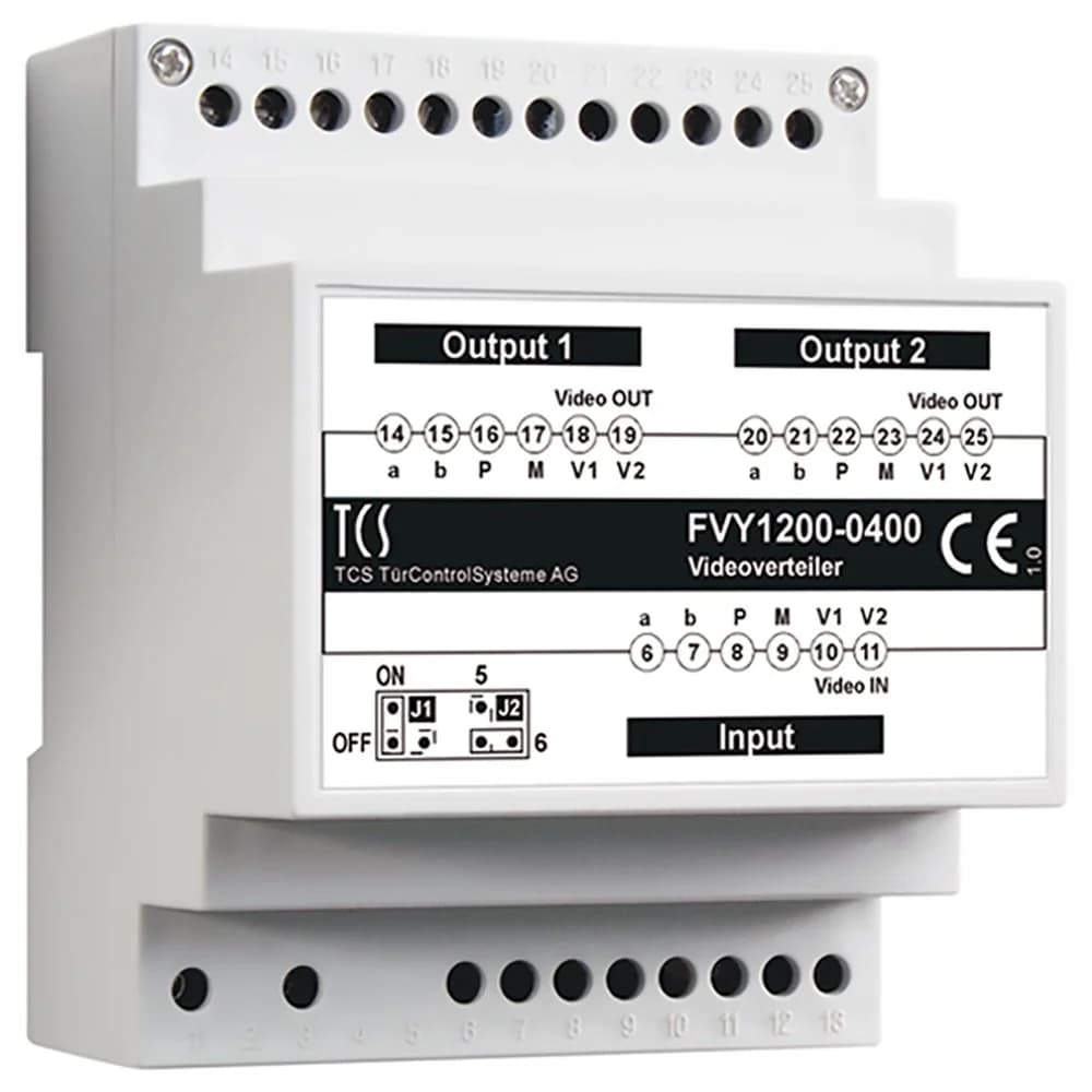 TCS Tür Control Videosignalverteiler FVY1200-0400