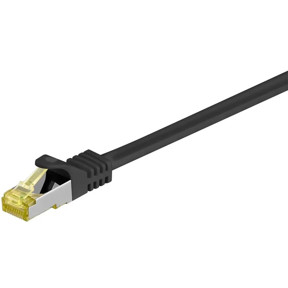 LAN CAT 7 S/FTP - Schwarz - 1m