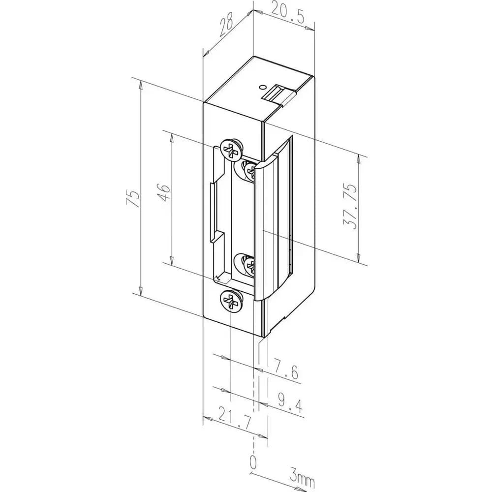 effeff Elektro-Türöffner 27E