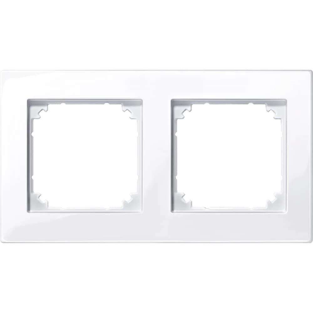 Merten M-PLAN-Rahmen 2f. aws/gl 515225
