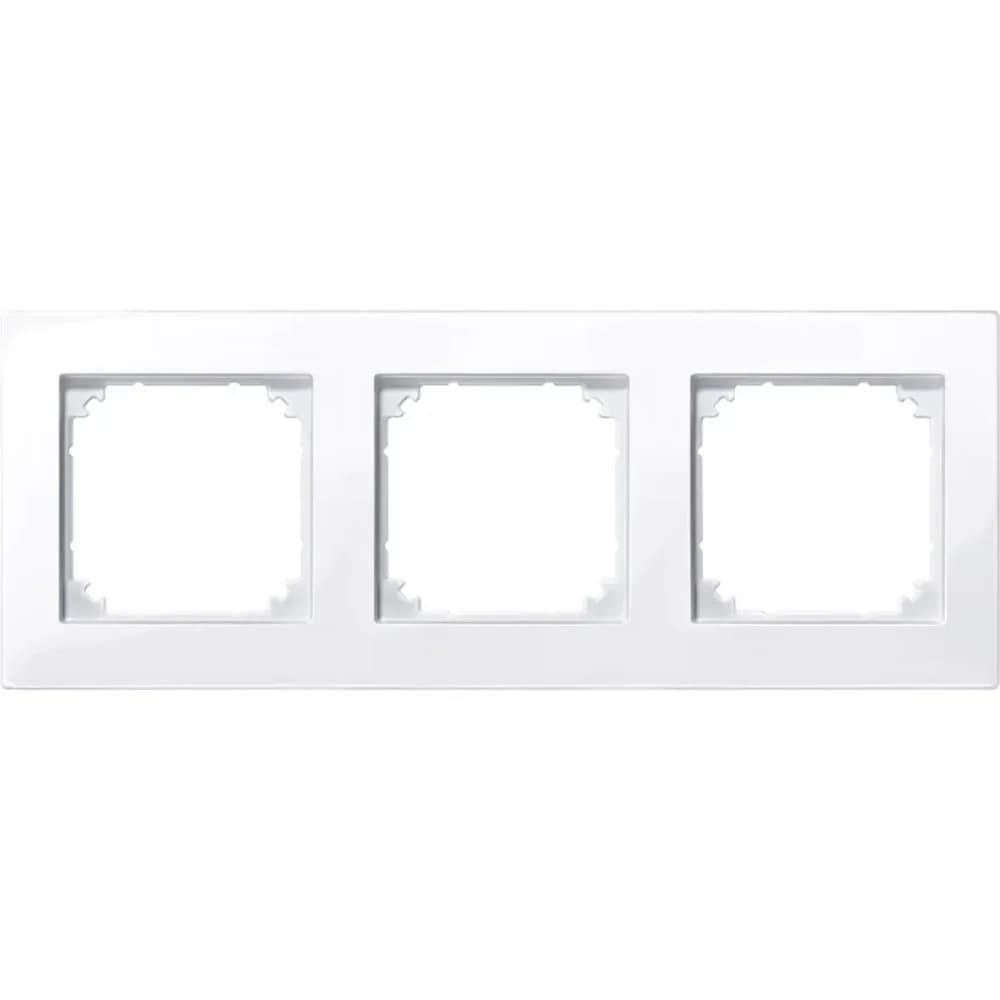 Merten M-PLAN-Rahmen 3f. aws/gl 515325