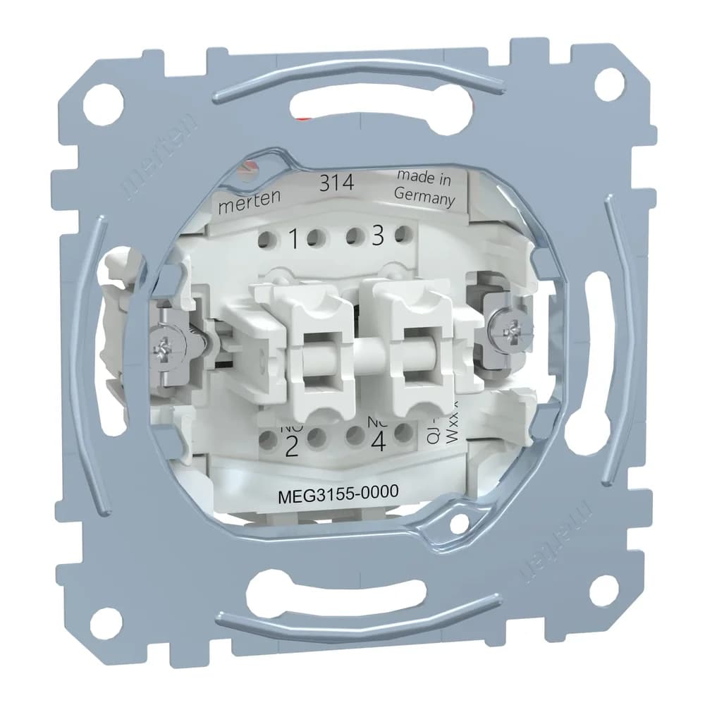 Merten Doppeltaster-Einsatz 2S MEG3155-0000