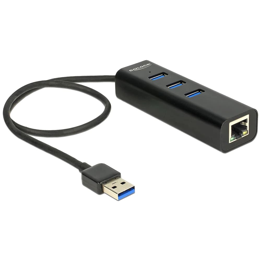 Delock 62653 - USB Hub | Schwarz - Neu