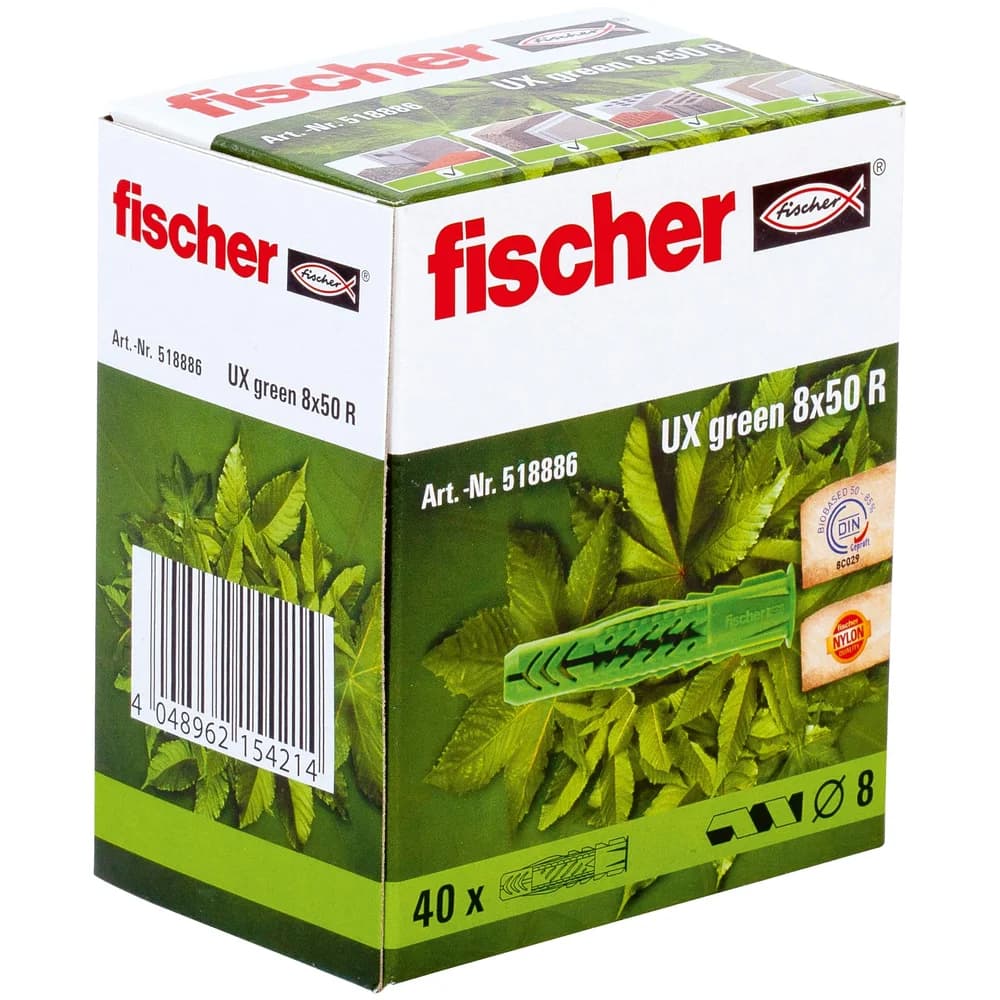fischer Universaldübel UX GREEN 8x50 R