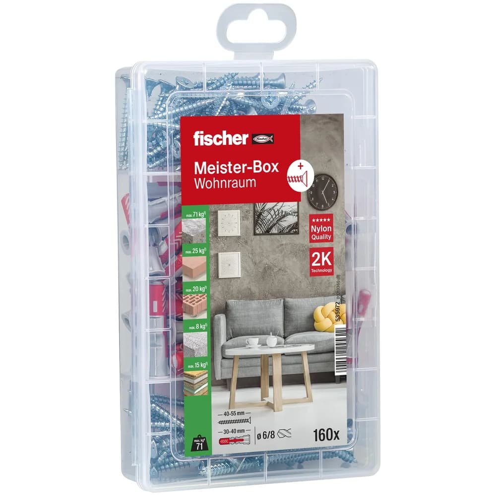 MeisterBox DuoPower + screws