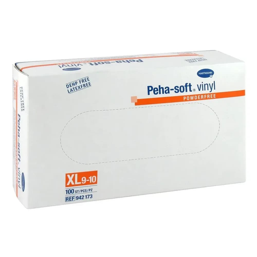 Peha-soft Vinyl Unt.handschuhe unste.pud 100 St