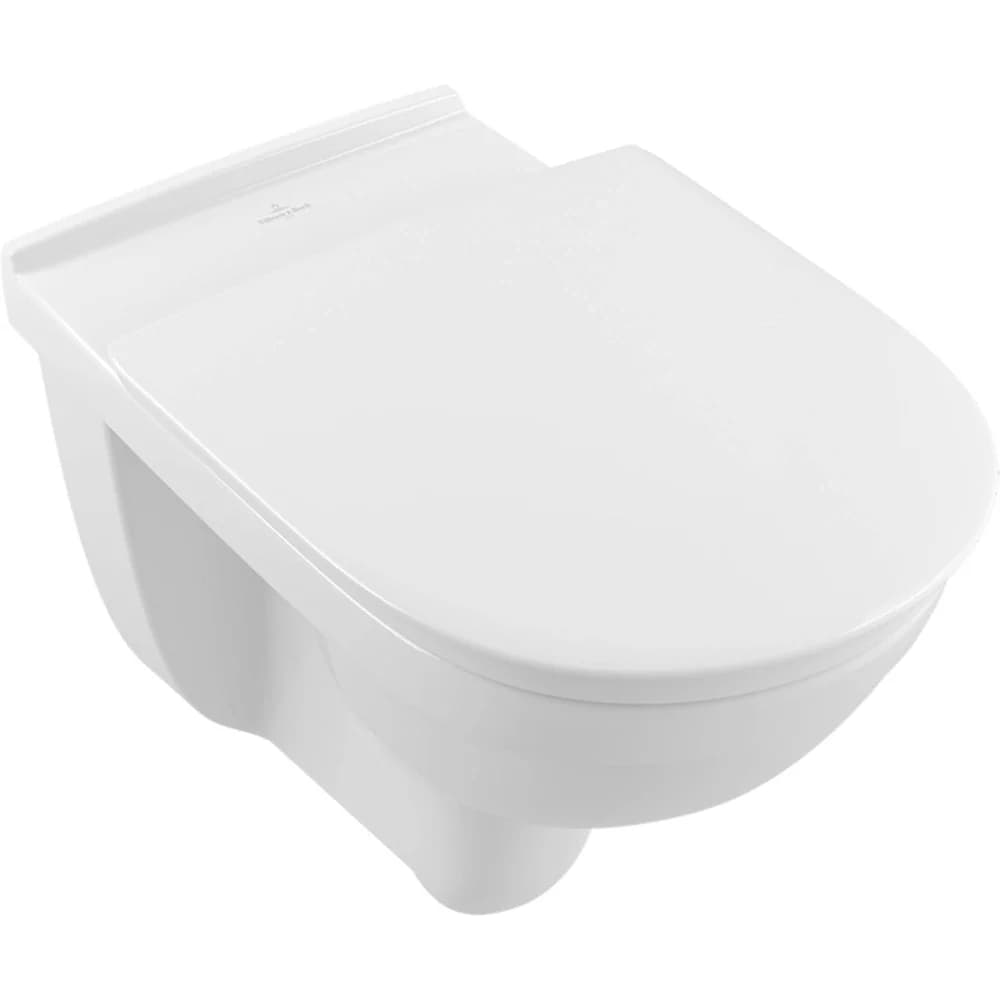 V&B Wand-WC, Tiefspüler VICARE 36x59,5cm, D-Flush, Abg. waag., weiß