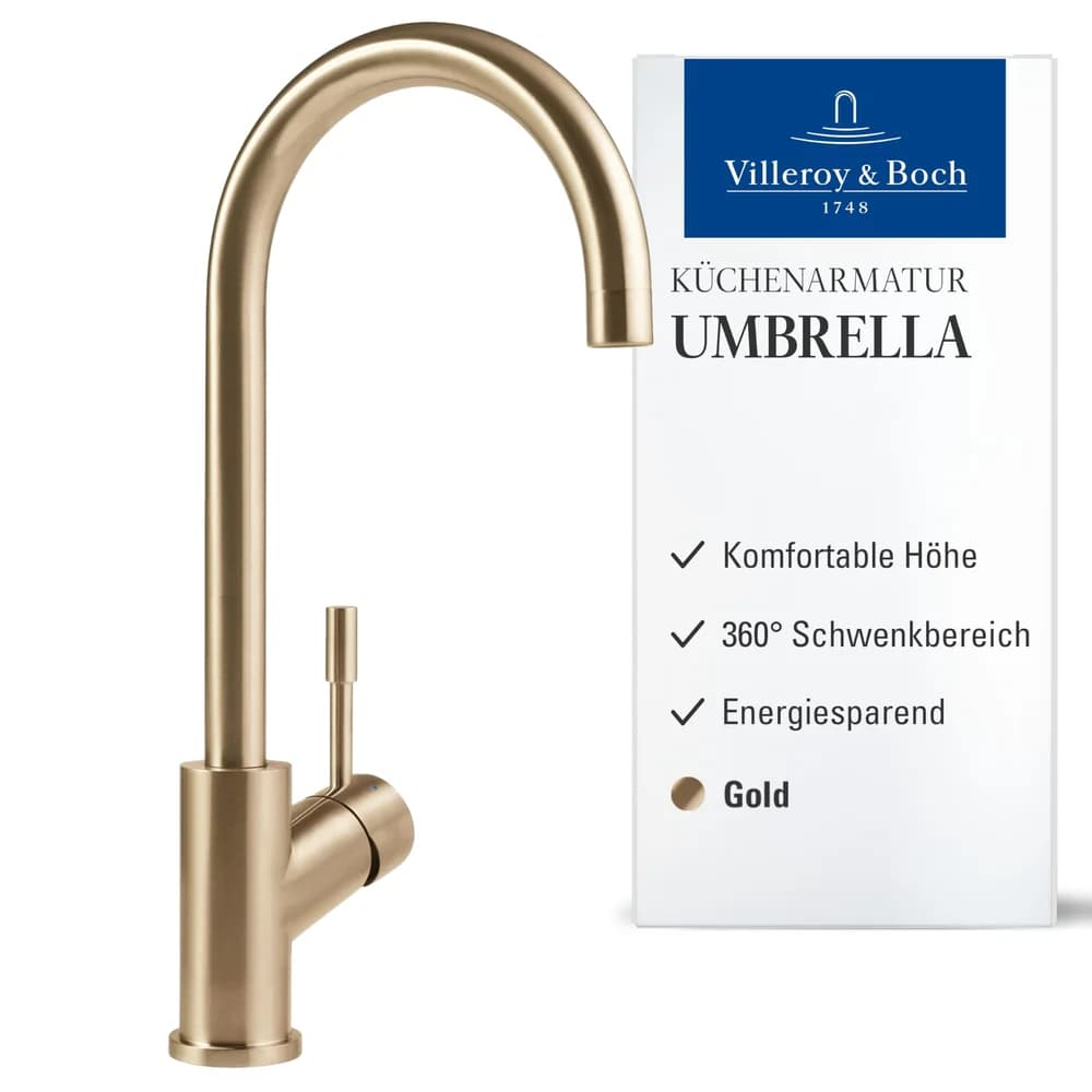 Villeroy & Boch Küchenarmatur Umbrella Gold