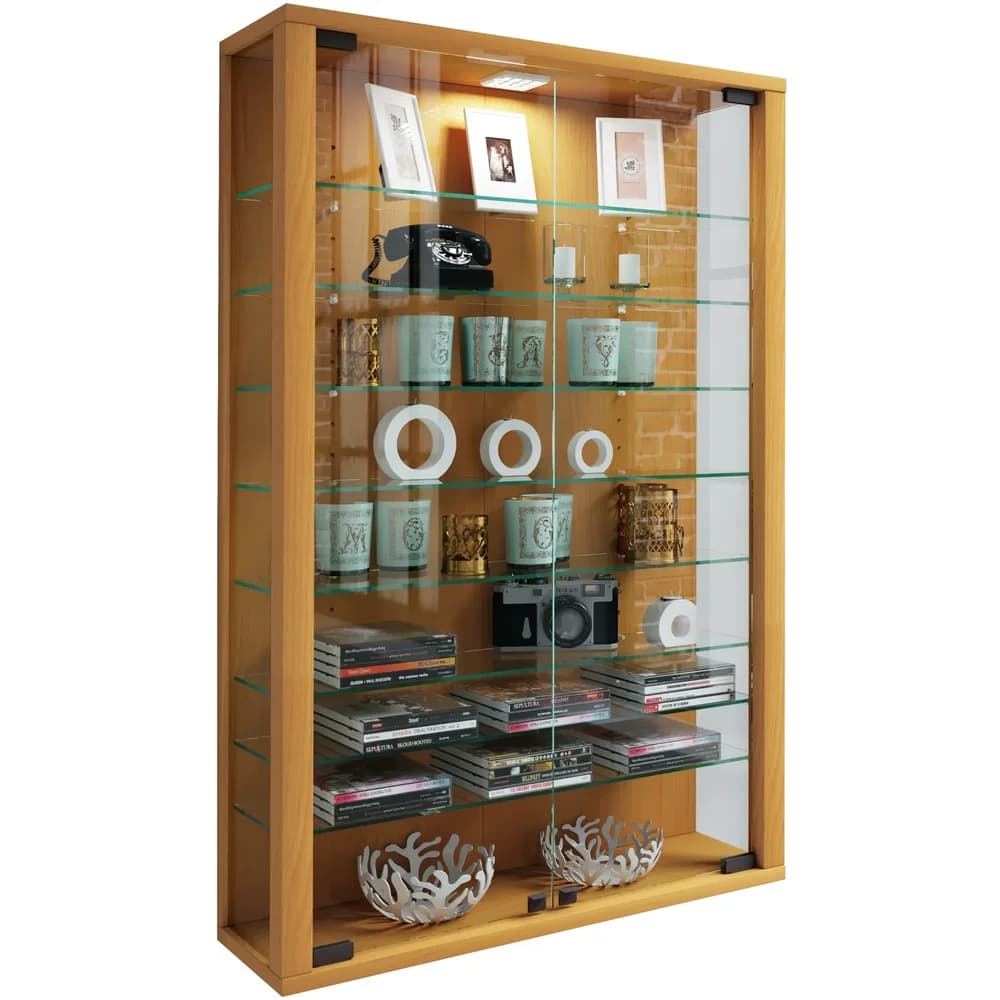 VCM Vitrine »Vitrosa Mini« braun, 59x90x18 cm