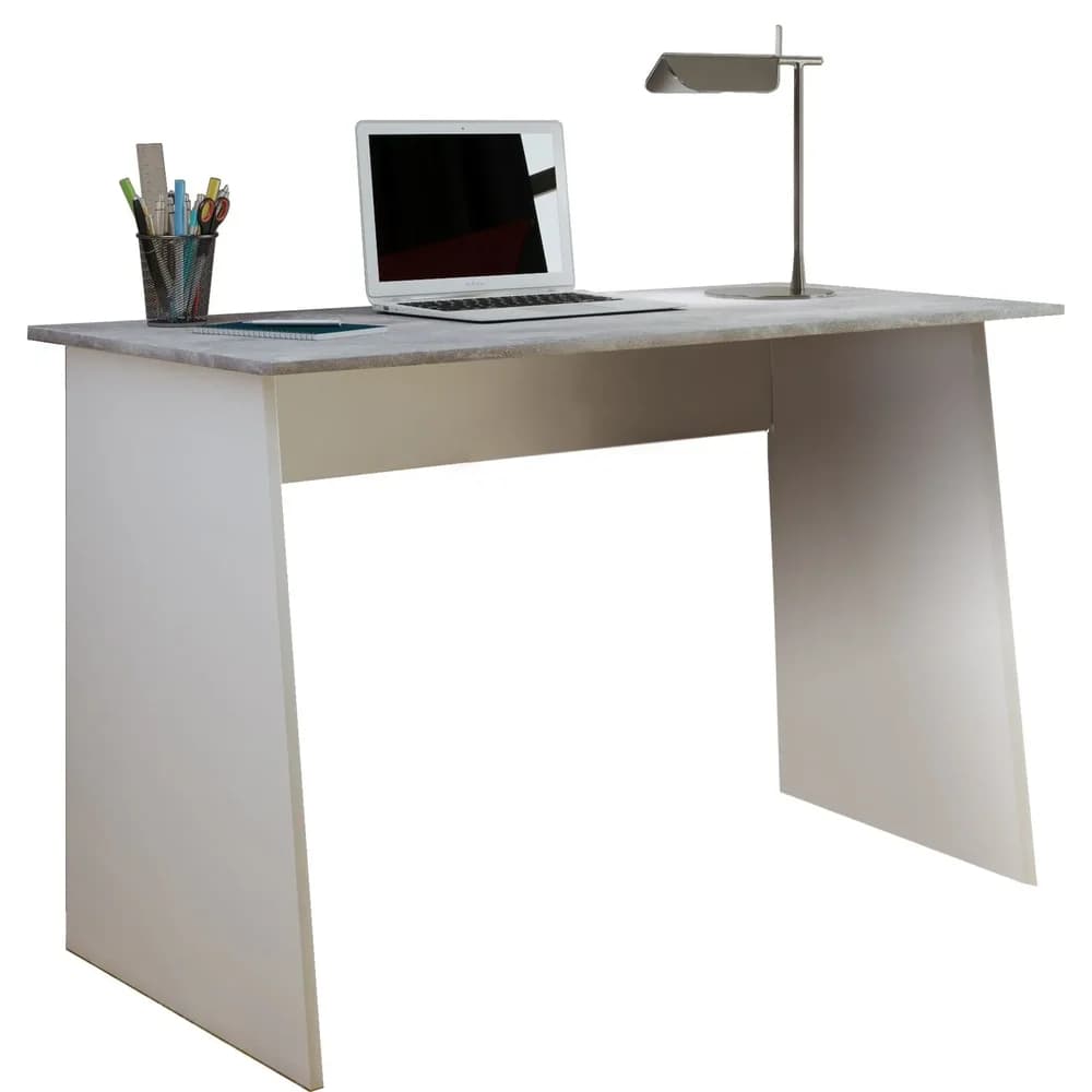 Schreibtisch , weiß , Maße (cm): B: 110 H: 74