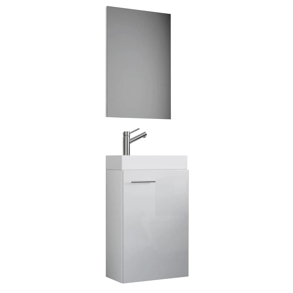 Gästebad Slito 3-tlg. ca. 41 cm Weiß