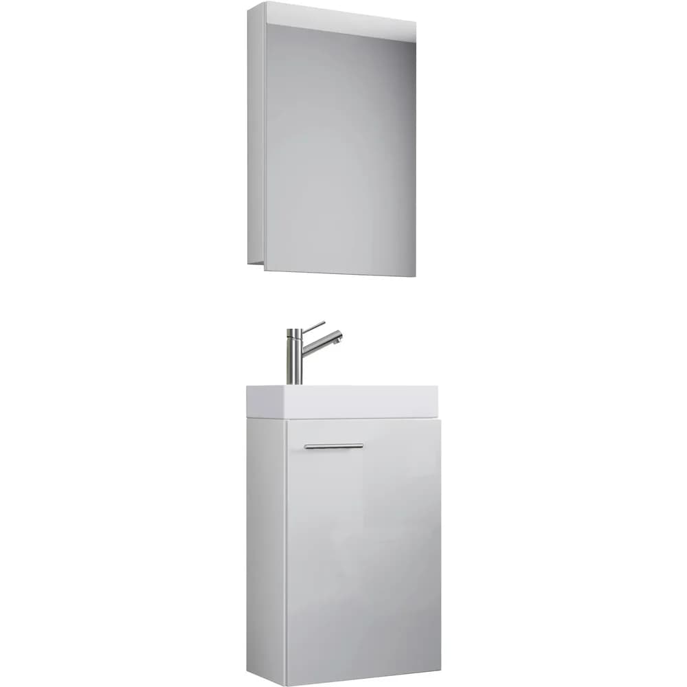 Gästebad Slito 3-tlg. ca. 41 cm Weiß