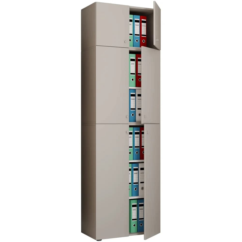 VCM Büroschrank Lona Grau