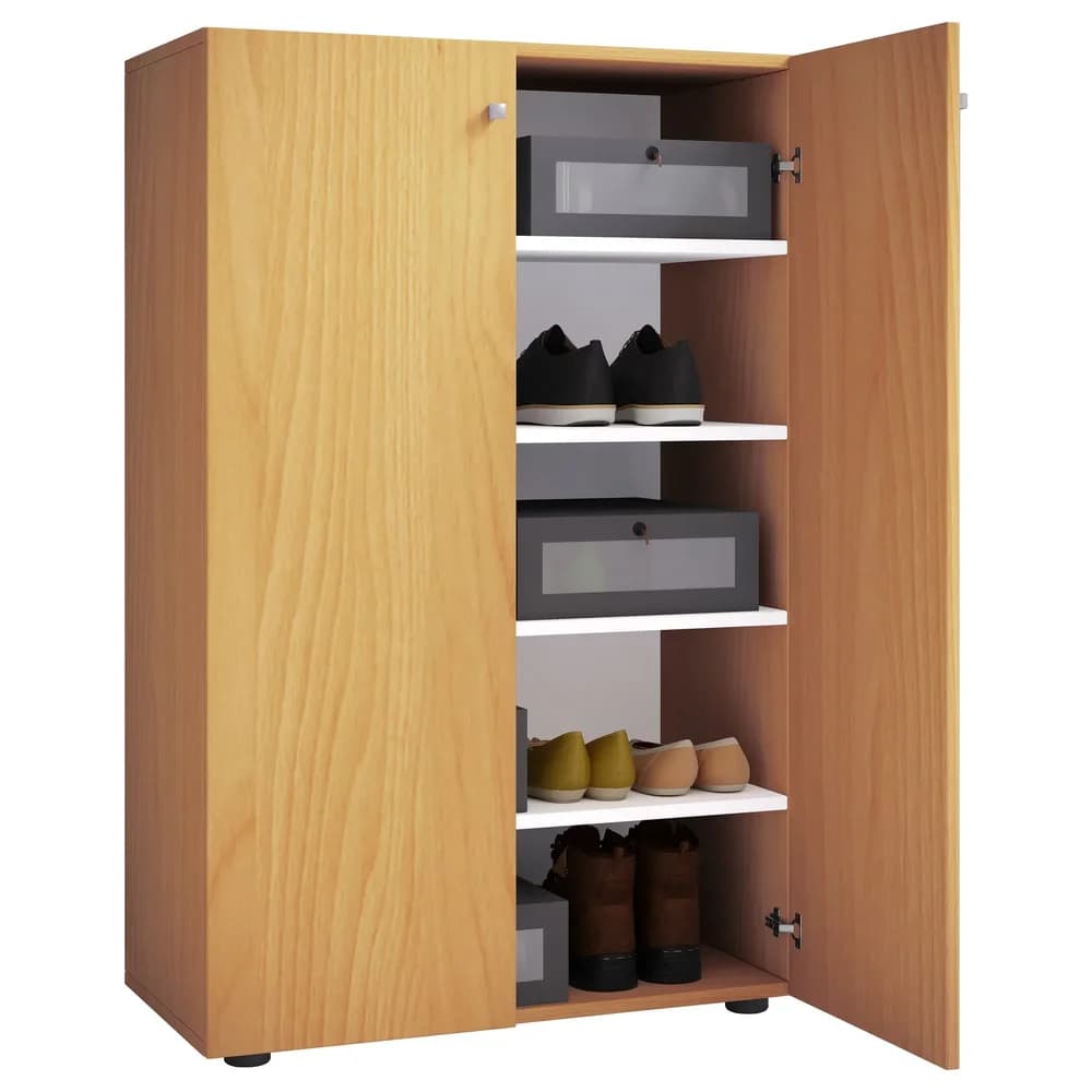 VCM Schuhschrank "Lona XL" 5-Fach Buche