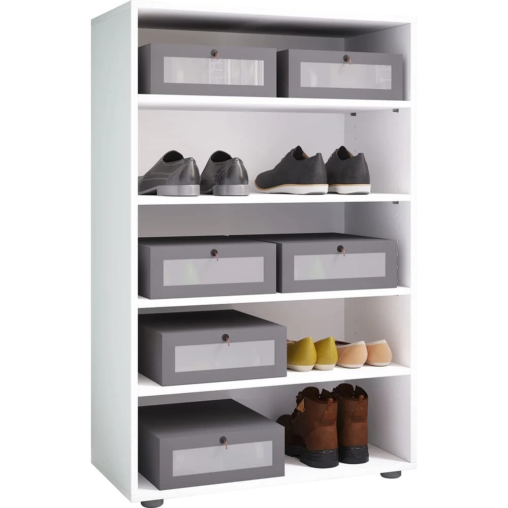 Schuhregal Lona ca.70x110x37cm Weiß