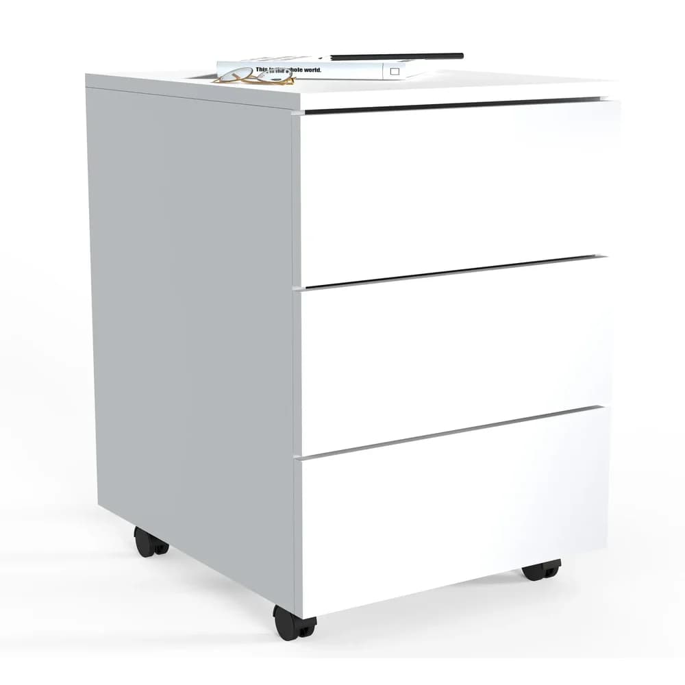 VCM Rollcontainer Dalosa 45 (Weiß, 3-SB)