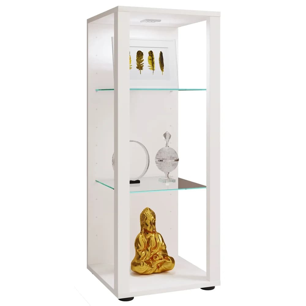 Vitrine Glasol M Weiß