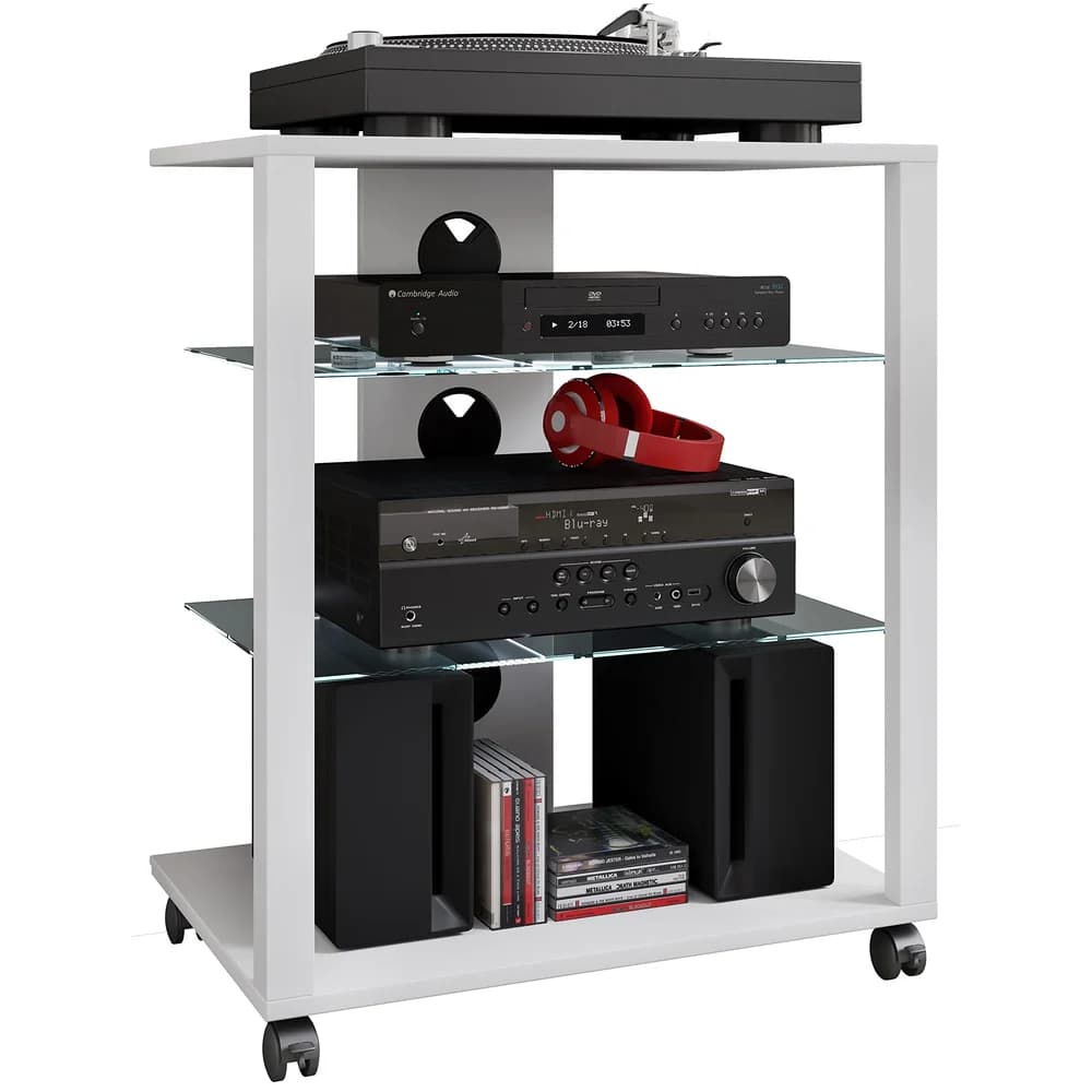 TV-Rack Folas Weiß