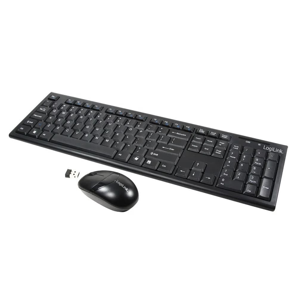 LOGILINK Tastatur Maus Kombination Funk, USB, DE