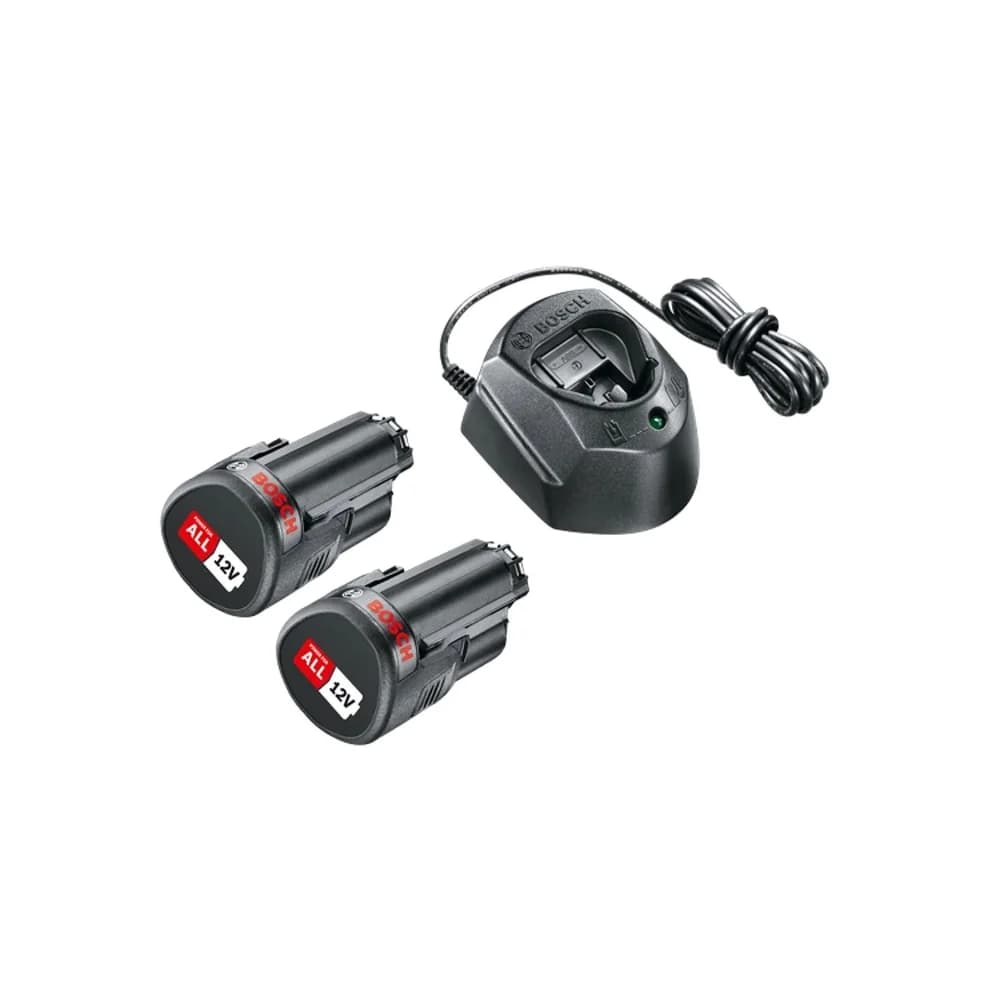 BATTERISÆT 12V 2X1.5AH M/GAL12 LADER