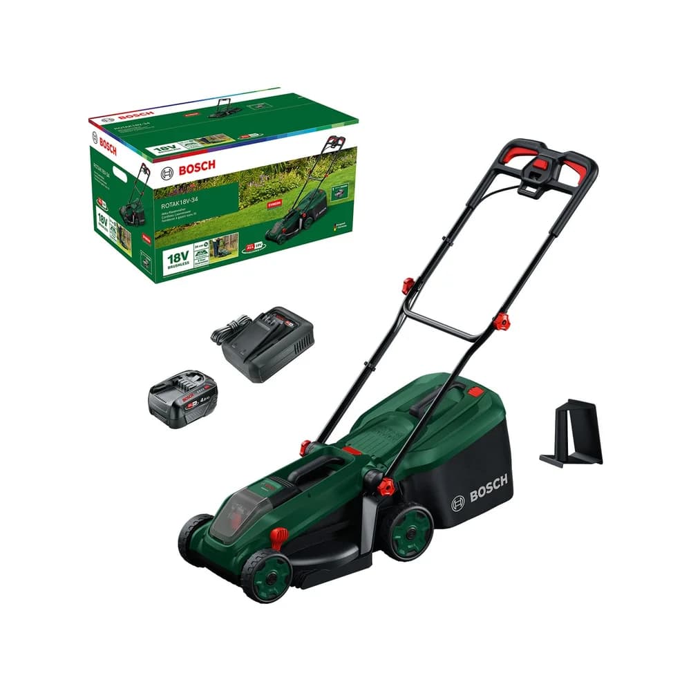 Bosch Rotak 18V-34 Set Akku-Rasenmäher
