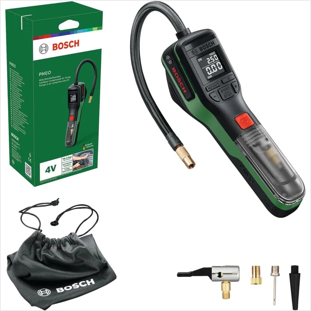 Akku-Druckluftpumpe PNEO, Werkzeugtasche