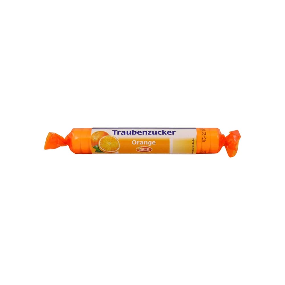 Intact Traubenzucker Orange Rolle