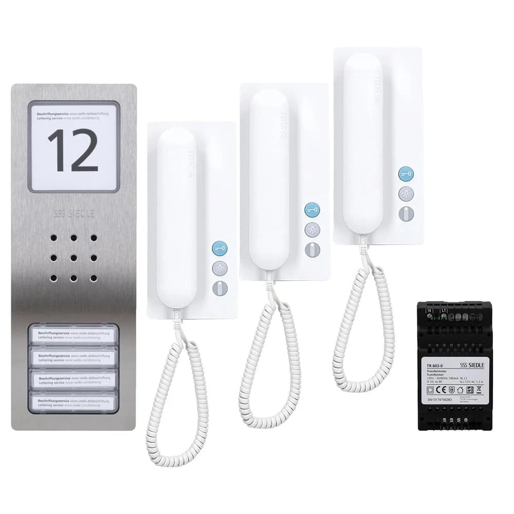 Siedle&Söhne Audio-Set SET CA 812-3 E/W