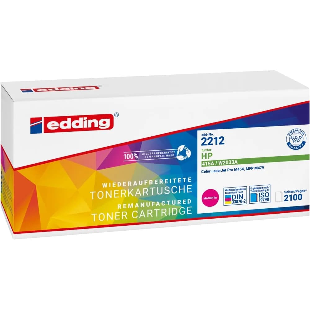 Edding Toner 18-2212 wie HP W2033A magenta